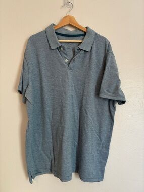 St. John's Bay Men's Heather Gray Polo